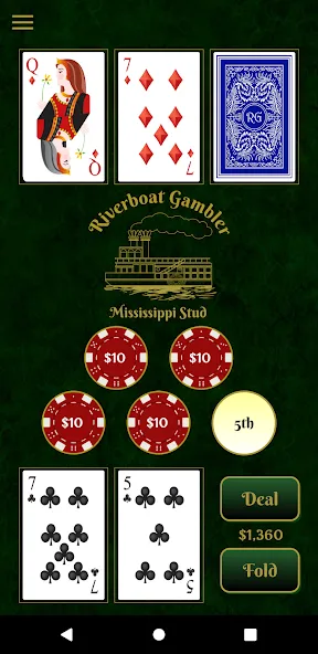 Riverboat Gambler [MOD: безлимитные монеты и открыты столы] Screenshot 2