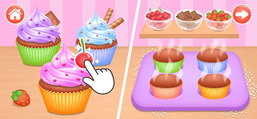 Kids Cooking Games 2+ Year Old [MOD: все рецепты разблокированы] Screenshot 3
