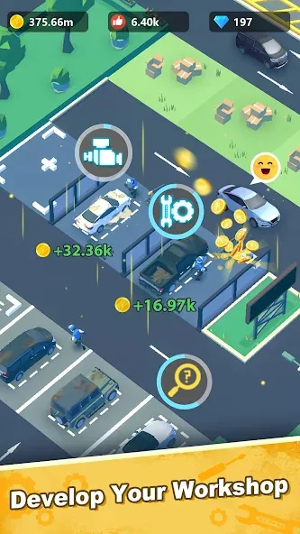 Car Mechanic Tycoon [MOD: безлимитные деньги и всё открыто] Screenshot 3