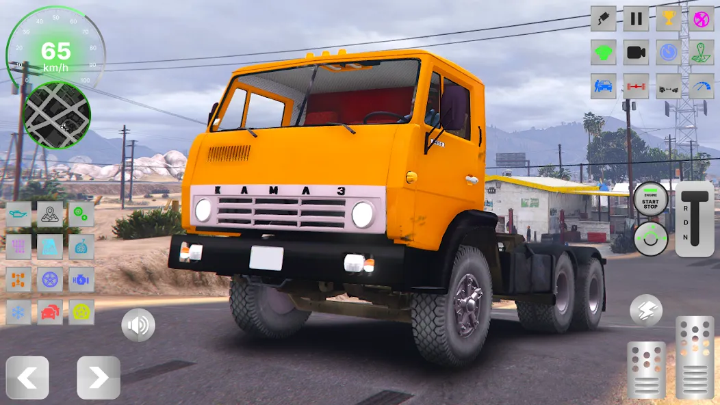 KAMAZ: Ultimate Russian Truck [MOD: безлимитные деньги и топливо] Screenshot 1