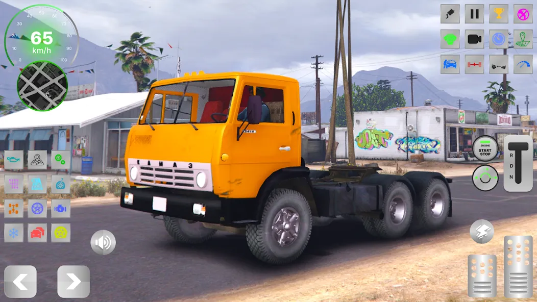 KAMAZ: Ultimate Russian Truck [MOD: безлимитные деньги и топливо] Screenshot 3