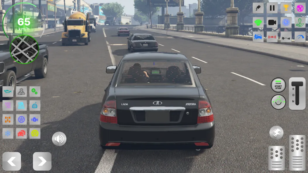 Лада Приора - Дрифт по России [MOD: безлимитные деньги и топливный запас] Screenshot 4
