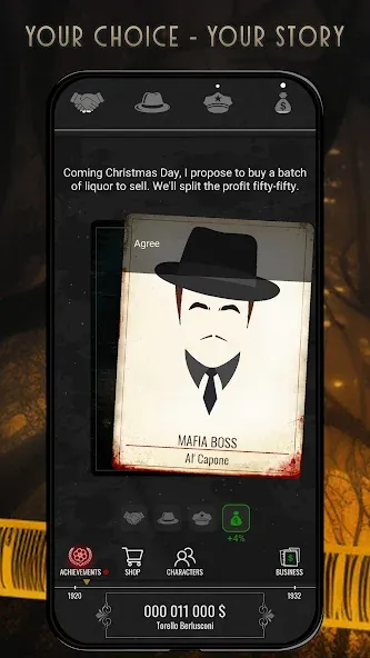Mafia History [MOD: безлимитные деньги и оружие] Screenshot 1