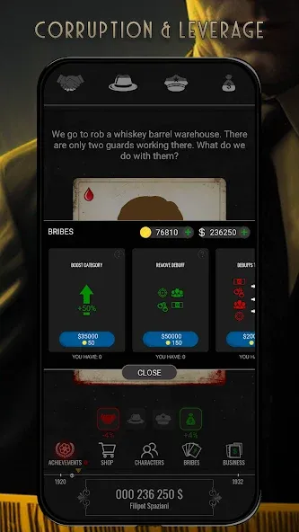 Mafia History [MOD: безлимитные деньги и оружие] Screenshot 4