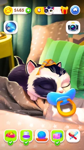 My Cat - Virtual pet simulator [MOD: безлимитные монеты и алмазы] Screenshot 3