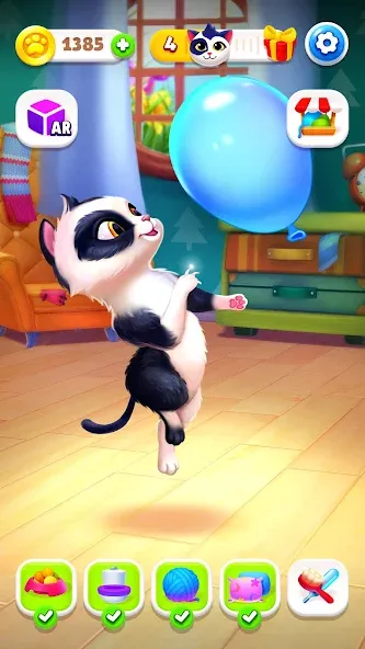 My Cat - Virtual pet simulator [MOD: безлимитные монеты и алмазы] Screenshot 4