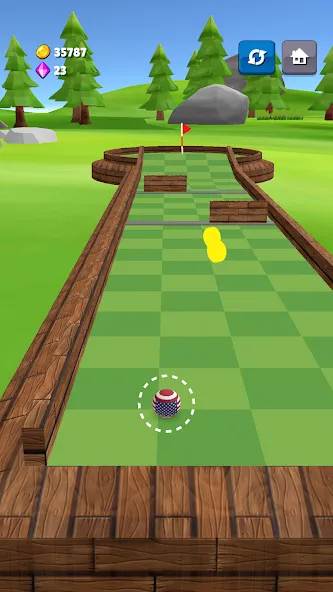 Mini Golf Game - Putt Putt 3D [MOD: безлимитные монеты и открыты все уровни] Screenshot 1