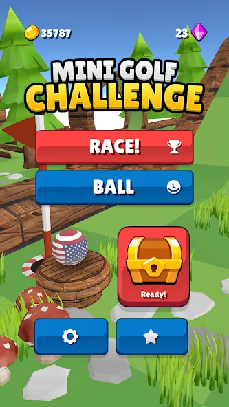 Mini Golf Game - Putt Putt 3D [MOD: безлимитные монеты и открыты все уровни] Screenshot 4