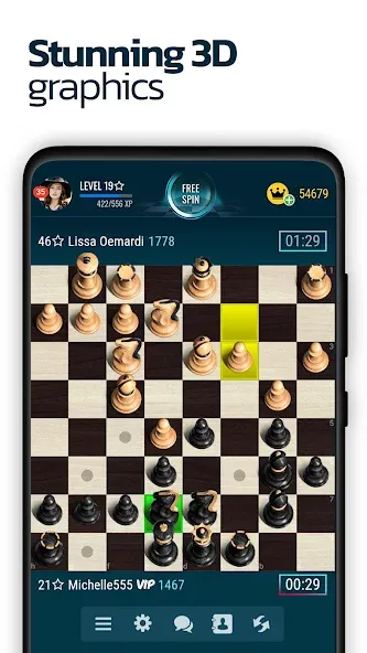 Chess Online [MOD: разблокированы премиум-доски и темы] Screenshot 1
