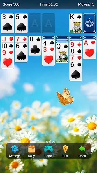 Solitaire [MOD: неограниченные подсказки и отмены] Screenshot 2