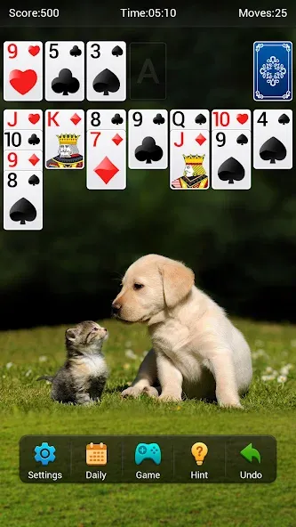 Solitaire [MOD: неограниченные подсказки и отмены] Screenshot 3