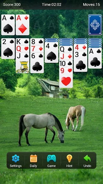 Solitaire [MOD: неограниченные подсказки и отмены] Screenshot 4