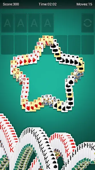 Solitaire [MOD: неограниченные подсказки и отмены] Screenshot 5