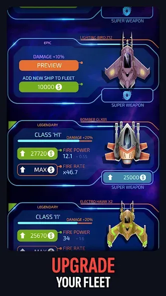 Galaxy Keeper: Space Shooter [MOD: много денег и всё открыто] Screenshot 4