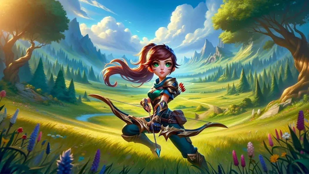 Archer Hunter - Adventure Game [MOD: безлимитные деньги и здоровье] Screenshot 1