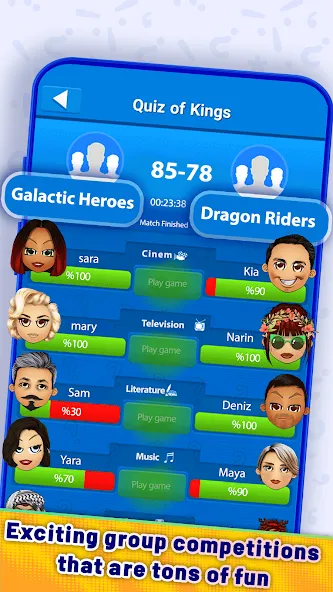 Quiz Of Kings: Trivia Games [MOD: безлимитные подсказки и монеты] Screenshot 4
