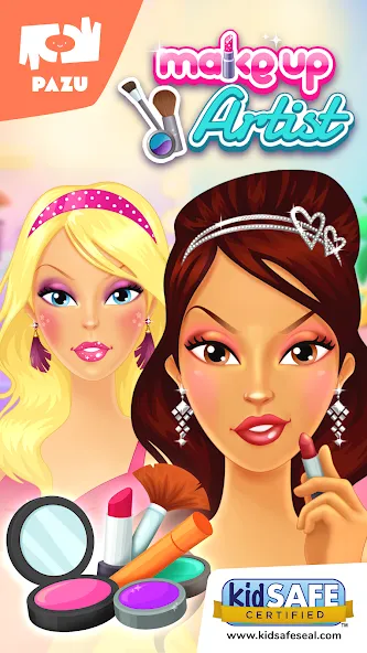 Makeup Girls - Games for kids [MOD: все предметы макияжа разблокированы] Screenshot 1