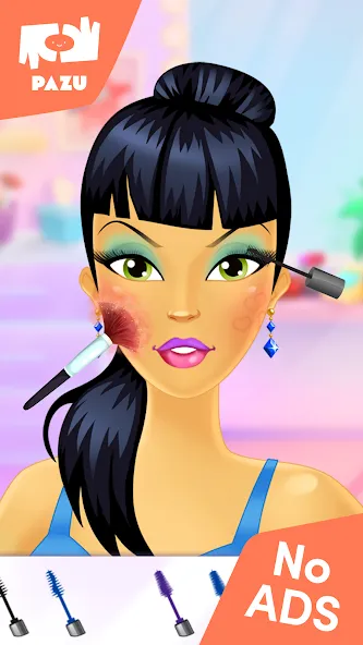 Makeup Girls - Games for kids [MOD: все предметы макияжа разблокированы] Screenshot 2