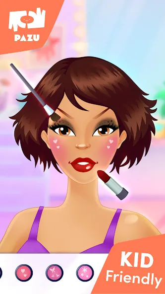 Makeup Girls - Games for kids [MOD: все предметы макияжа разблокированы] Screenshot 3
