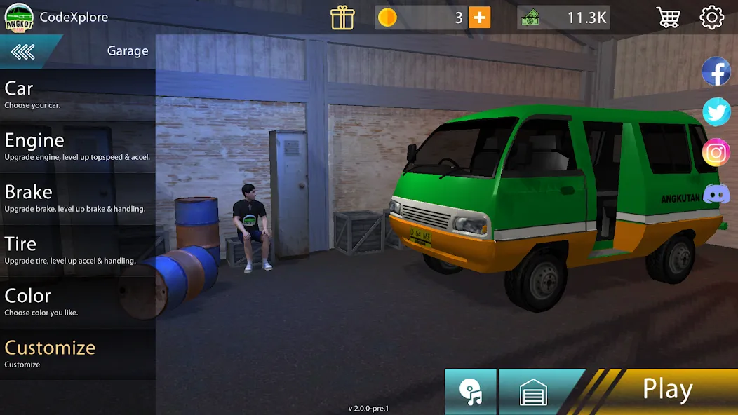 Angkot d Game [MOD: безлимитные деньги и всё открыто] Screenshot 1