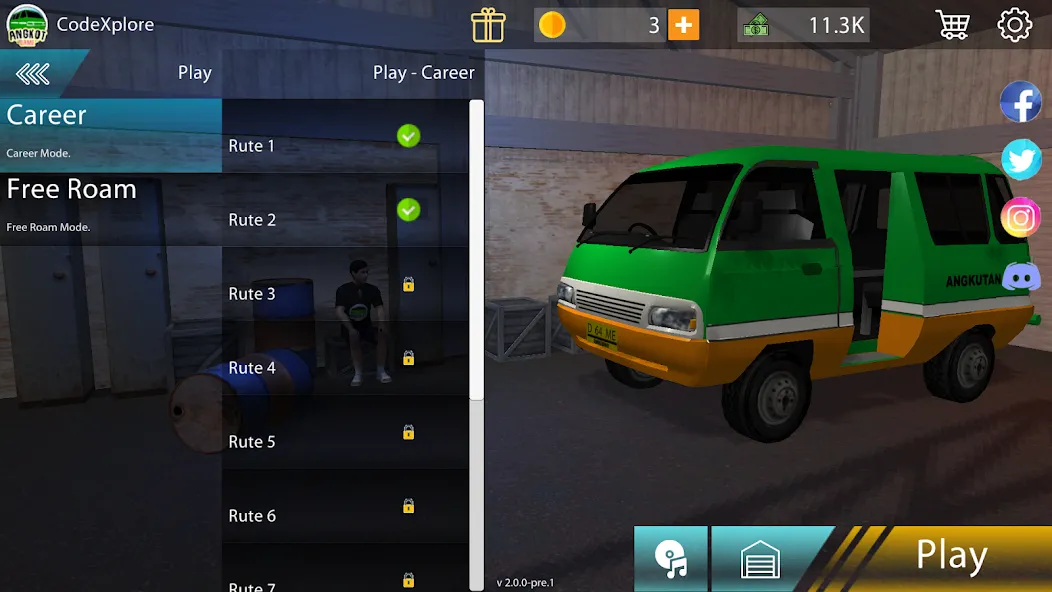 Angkot d Game [MOD: безлимитные деньги и всё открыто] Screenshot 3