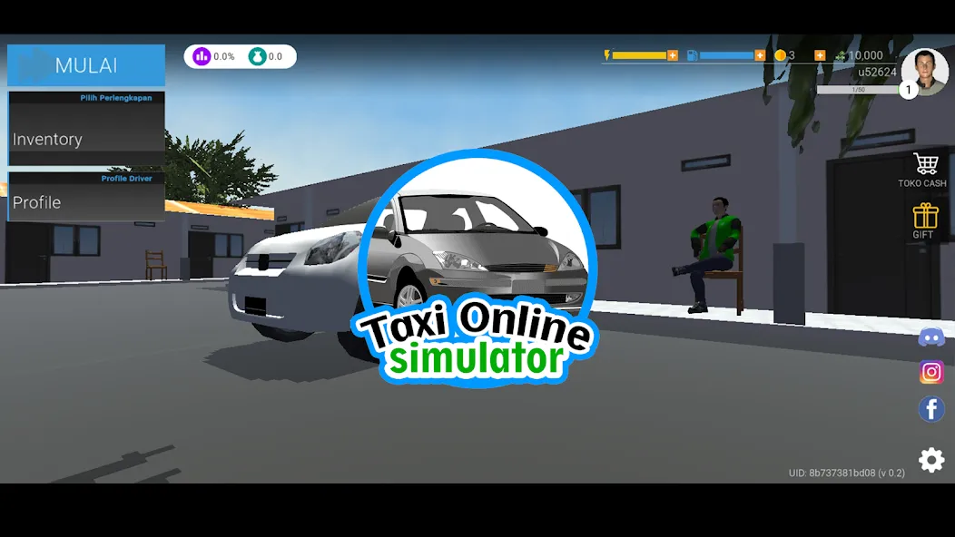 Taxi Online Simulator ID [MOD: безлимитные деньги и быстрые машины] Screenshot 1