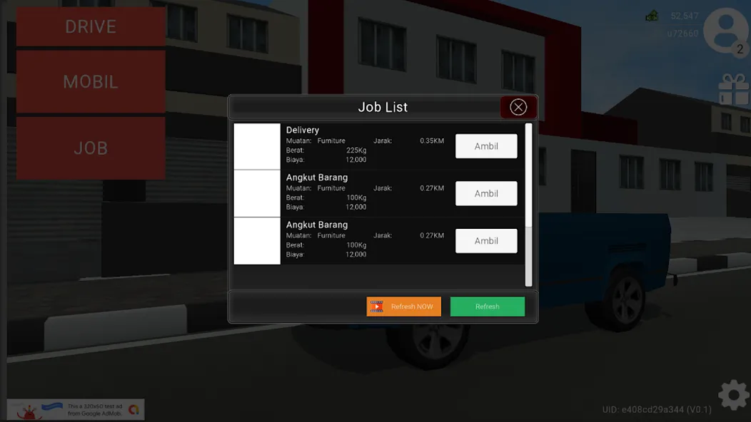 Pickup Simulator ID [MOD: безлимитные деньги и топливо] Screenshot 2