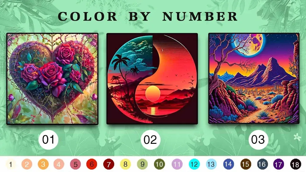 Color Master - Color by Number [MOD: без рекламы и все картинки открыты] Screenshot 2
