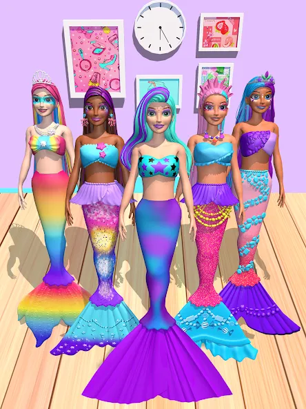 Color Reveal Suprise Doll Game [MOD: безлимитные монеты и все куклы] Screenshot 3