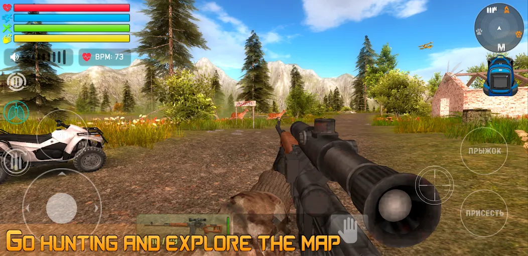 Russian Car Driver Uaz Hunter [MOD: безлимитные деньги и топливо] Screenshot 3
