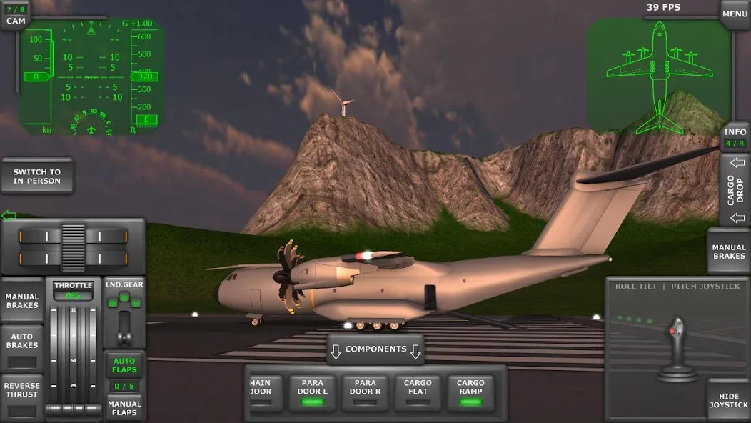 Turboprop Flight Simulator [MOD: безлимитные деньги и все самолёты] Screenshot 2