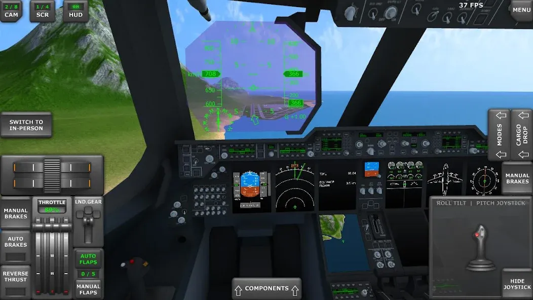 Turboprop Flight Simulator [MOD: безлимитные деньги и все самолёты] Screenshot 3
