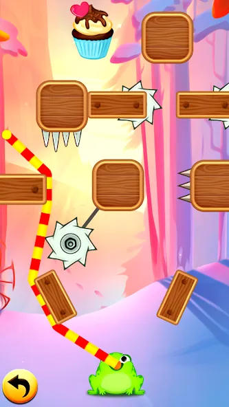 Frog Thife: Candy Thief Puzzle [MOD: безлимитные деньги и все уровни открыты] Screenshot 1