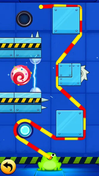 Frog Thife: Candy Thief Puzzle [MOD: безлимитные деньги и все уровни открыты] Screenshot 2