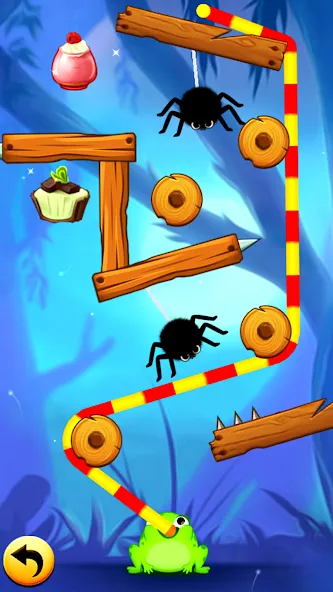 Frog Thife: Candy Thief Puzzle [MOD: безлимитные деньги и все уровни открыты] Screenshot 5