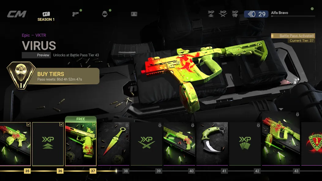 Combat Master Mobile FPS [MOD: бесконечные патроны и улучшенное оружие] Screenshot 2