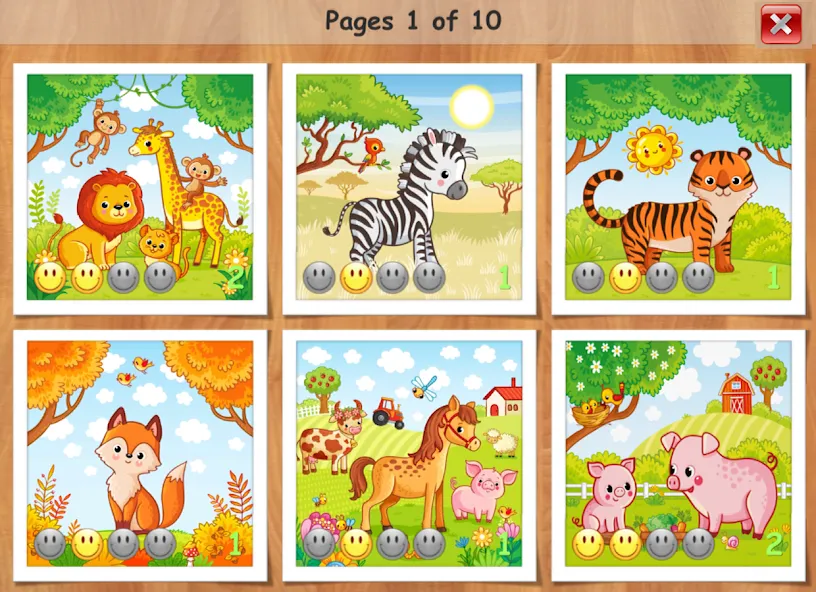 Kids puzzles - 3 and 5 years [MOD: открыты все пазлы и уровни] Screenshot 3