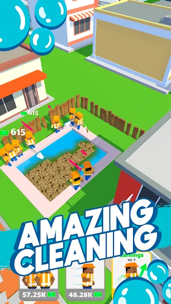 Cleaning Idle [MOD: безлимитные деньги и всё открыто] Screenshot 1