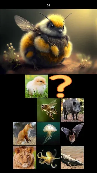 Hybrid Animals Crazy Lab Quiz [MOD: открыты все гибриды и подсказки] Screenshot 1