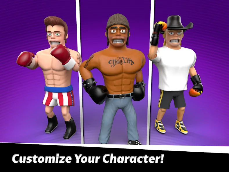 Smash Boxing: Punch Hero [MOD: безлимитные деньги и усиленные удары] Screenshot 2