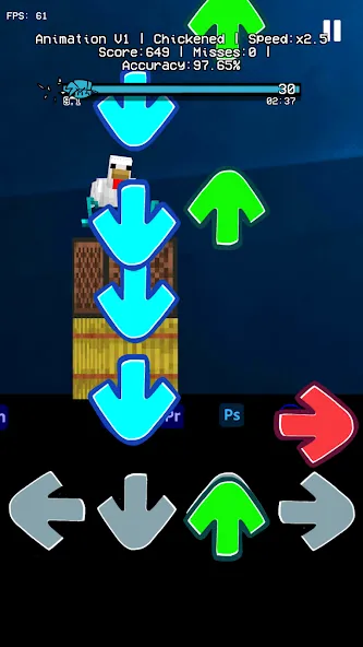 Beat Fight Stickman Full Week [MOD: безлимитные деньги и все персонажи] Screenshot 1