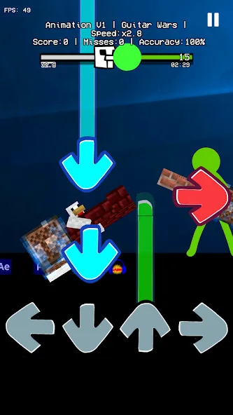 Beat Fight Stickman Full Week [MOD: безлимитные деньги и все персонажи] Screenshot 3