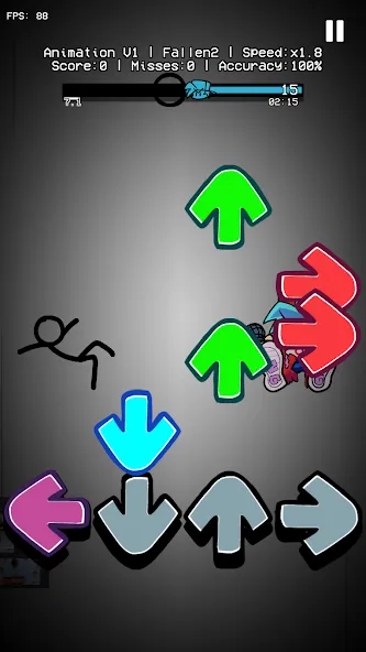 Beat Fight Stickman Full Week [MOD: безлимитные деньги и все персонажи] Screenshot 5