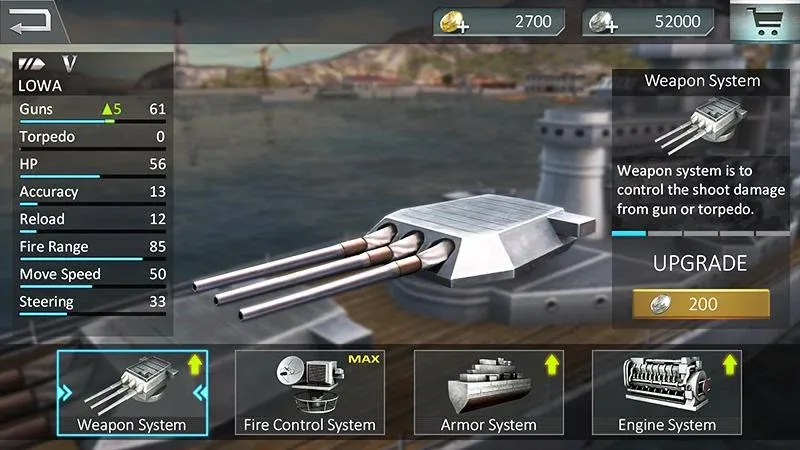 Warship Attack 3D [MOD: безлимитные деньги и патроны] Screenshot 3