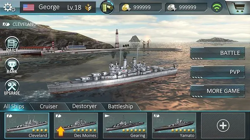 Warship Attack 3D [MOD: безлимитные деньги и патроны] Screenshot 5