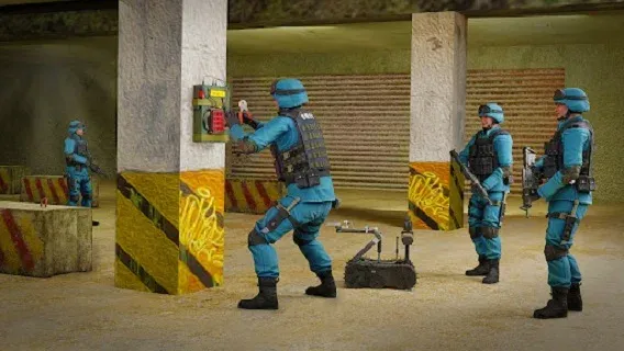 Army Bomb Games 3D Nuclear War [MOD: безлимитные деньги и оружие] Screenshot 1