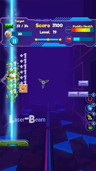 Brick Breaker- Bricks 3d Game [MOD: безлимитные жизни и усиленные бонусы] Screenshot 4