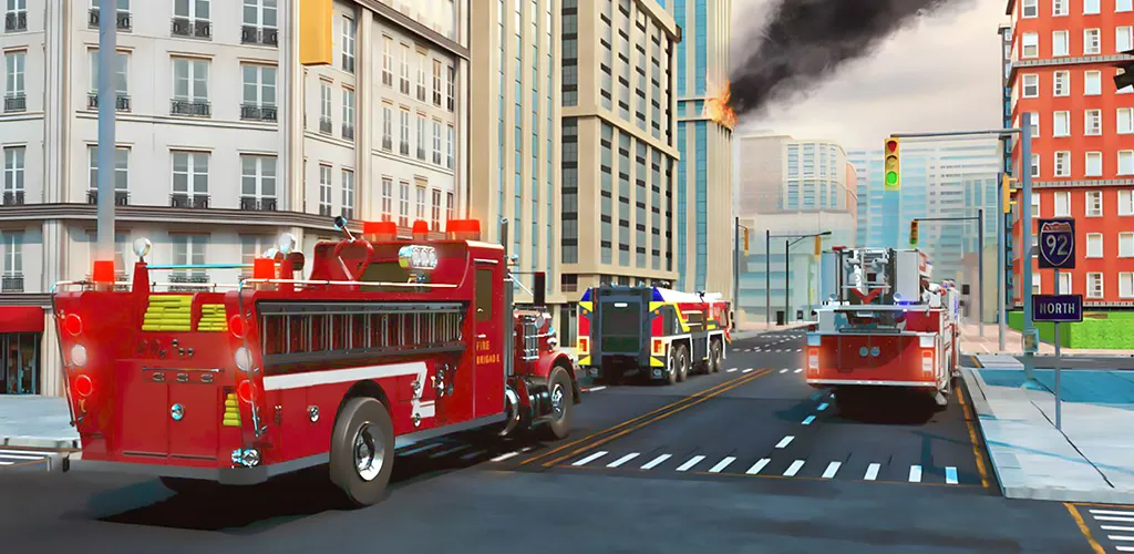 Real Firefighter 3D Simulator [MOD: безлимитные деньги и топливо] Screenshot 3