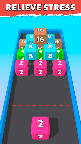 Bounce Merge 2048 Join Numbers [MOD: безлимитные монеты и подсказки] Screenshot 3
