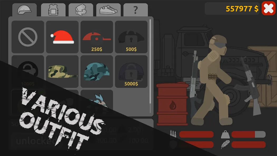 Stick Battle: Ragdoll Fight [MOD: безлимитные монеты и разблокированы персонажи] Screenshot 4
